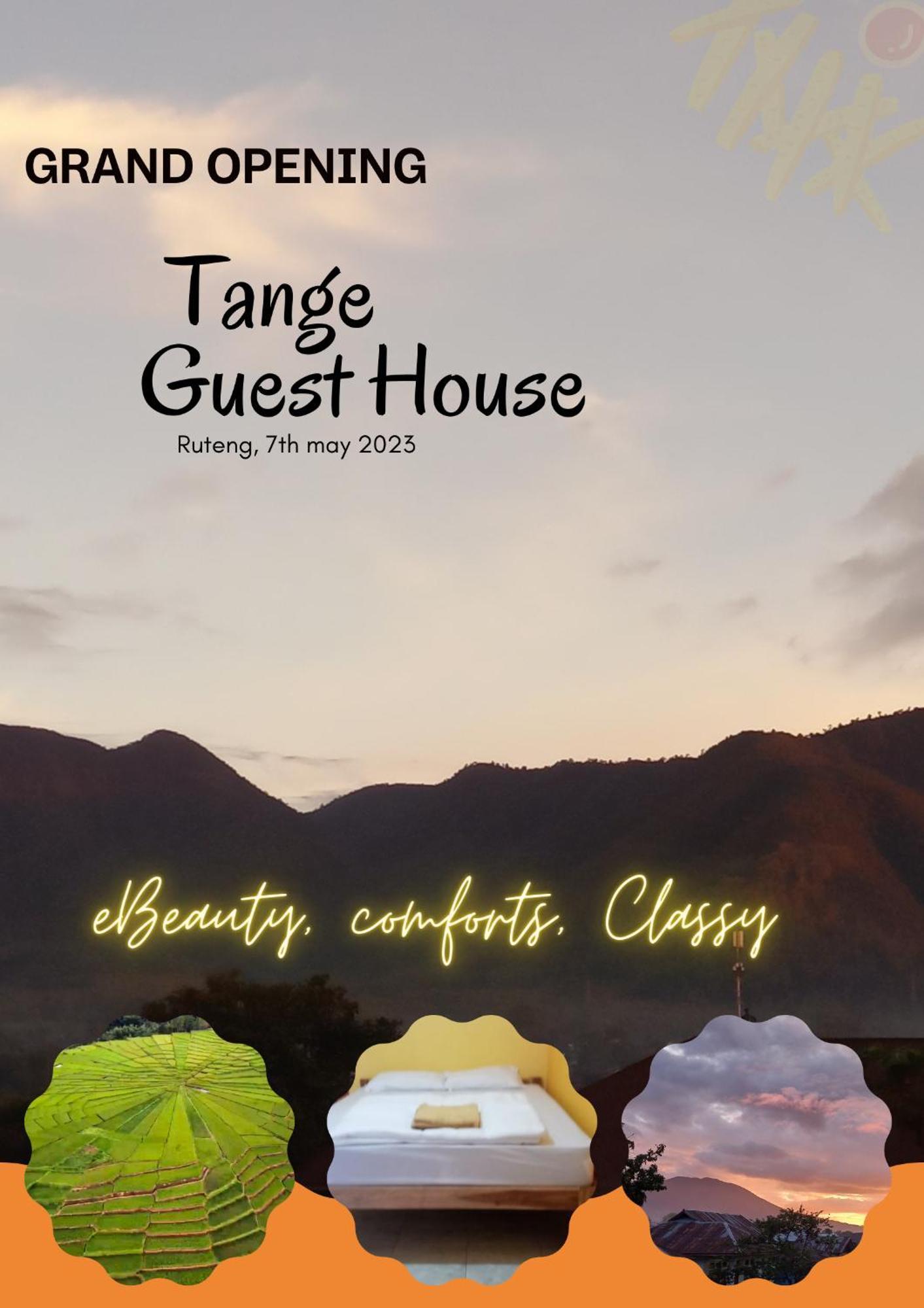 Tange Guest House Ruteng Dış mekan fotoğraf